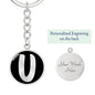 Initial U v2b - Luxury Keychain
