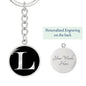 Initial L v2a - Luxury Keychain