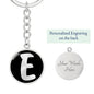 Initial E v2b - Luxury Keychain