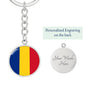 Romanian Flag - Luxury Keychain