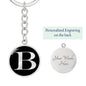 Initial B v2a - Luxury Keychain