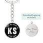 Heart In Kansas v02 - Luxury Keychain