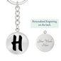 Initial H v1b - Luxury Keychain
