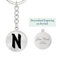 Initial N v1b - Luxury Keychain