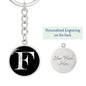 Initial F v2a - Luxury Keychain