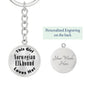 Norwegian Elkhound - Luxury Keychain
