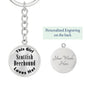 Scottish Deerhound - Luxury Keychain