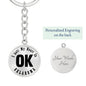 Heart In Oklahoma v01 - Luxury Keychain