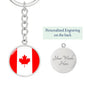 Canadian Flag - Luxury Keychain