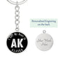 Heart In Alaska v02 - Luxury Keychain