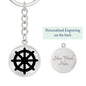 Dharma Wheel - Luxury Keychain