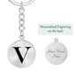 Initial V v1a - Luxury Keychain