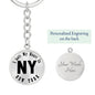 Heart In New York v01 - Luxury Keychain