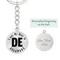 Heart In Delaware v01 - Luxury Keychain