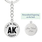 Heart In Alaska v01 - Luxury Keychain