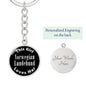 Norwegian Lundehund v2 - Luxury Keychain