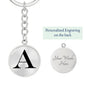 Initial A v1a - Luxury Keychain