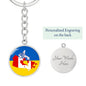 Ukrainian-Canadian - Luxury Keychain