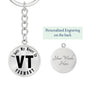 Heart In Vermont v01 - Luxury Keychain
