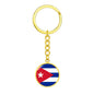 Cuban Flag - Luxury Keychain