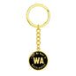 Heart In Washington v02 - Luxury Keychain