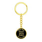 Miniature American Shepherd v2 - Luxury Keychain