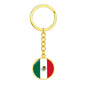 Mexican Flag - Luxury Keychain