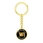 Heart In Wisconsin - Luxury Keychain