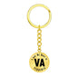 Heart In Virginia v01 - Luxury Keychain