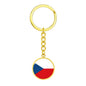 Czech Flag - Luxury Keychain