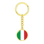 Italian Flag - Luxury Keychain