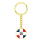 Dominican Flag - Luxury Keychain