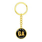 Heart In Georgia - Luxury Keychain