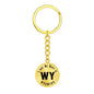 Heart In Wyoming v01 - Luxury Keychain