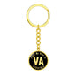 Heart In Virginia v02 - Luxury Keychain