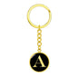 Initial A v2a - Luxury Keychain
