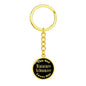 Miniature Schnauzer v2 - Luxury Keychain