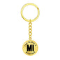 Heart In Michigan v01 - Luxury Keychain