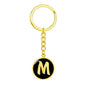 Initial M v2b - Luxury Keychain