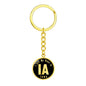Heart In Iowa v02 - Luxury Keychain