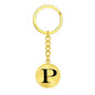 Initial P v1a - Luxury Keychain