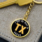 Heart In Texas - Luxury Keychain
