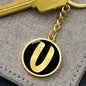Initial U v2b - Luxury Keychain
