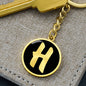 Initial H v2b - Luxury Keychain
