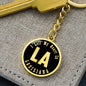 Heart In Louisiana v02 - Luxury Keychain