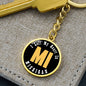 Heart In Michigan - Luxury Keychain