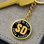 Heart In South Dakota - Luxury Keychain