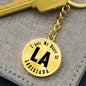 Heart In Louisiana v01 - Luxury Keychain