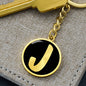 Initial J v2b - Luxury Keychain
