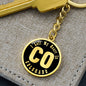 Heart In Colorado v02 - Luxury Keychain